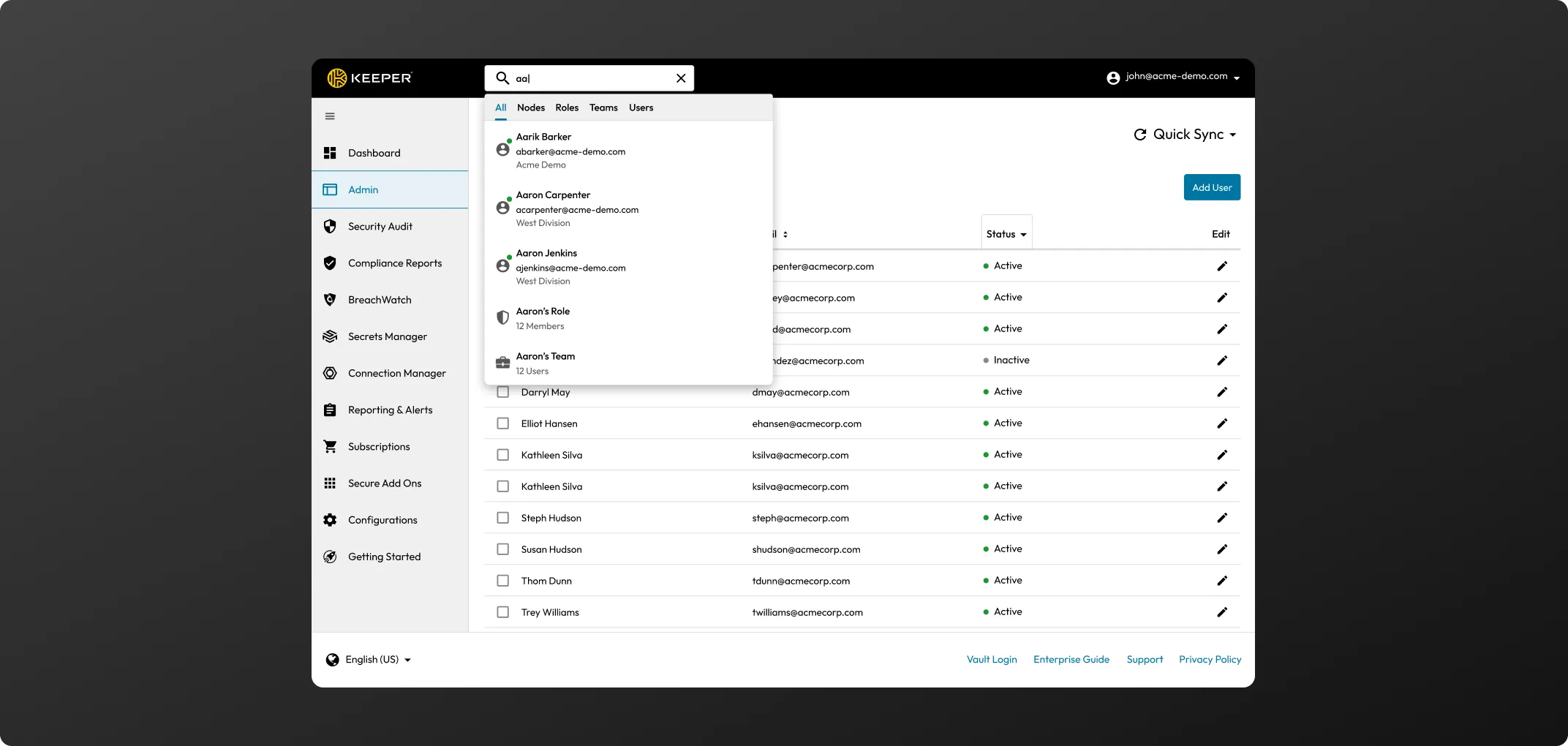 Advanced Encryption Options