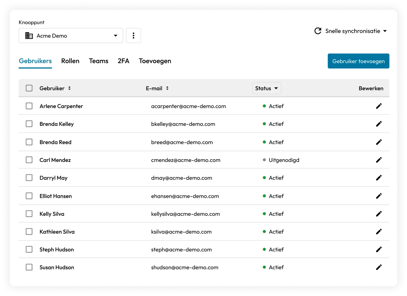 Eenvoudig te implementeren