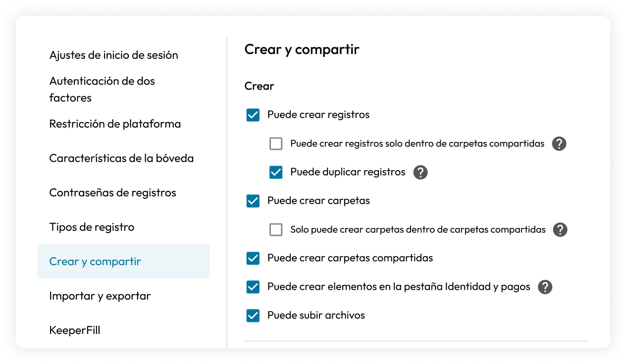 Habilite el uso compartido seguro de archivos con terceros