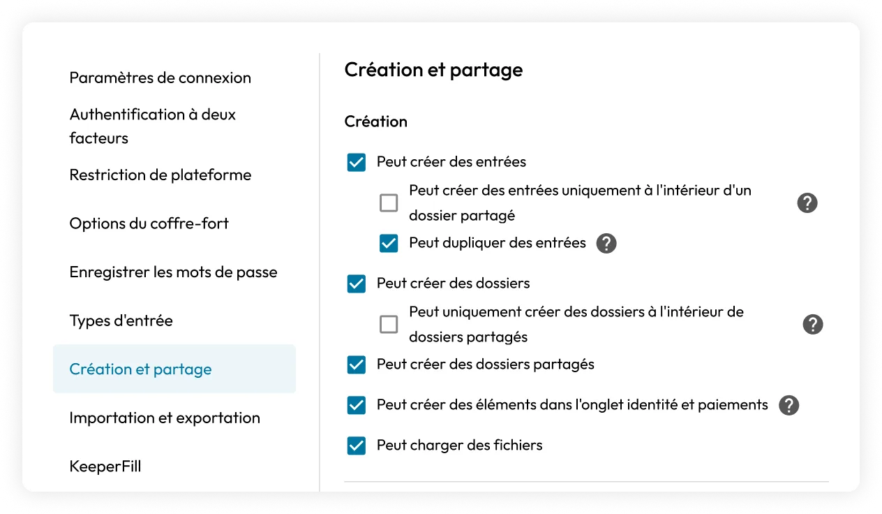 Activez le partage de fichiers sécurisé avec des tiers