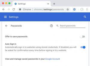 how to get google chrome to stop remembering passwords