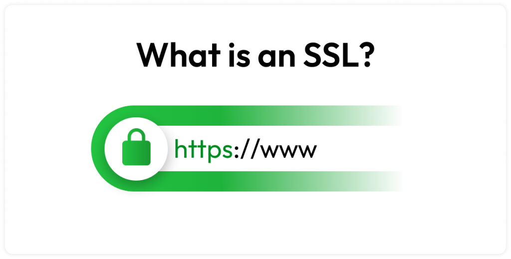 Example of what a web address bar will look like if a website has an SSL